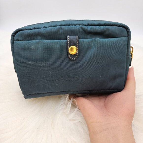 Prada  Teal Tessuto Nylon Mini Pouch - Picture 7 of 17